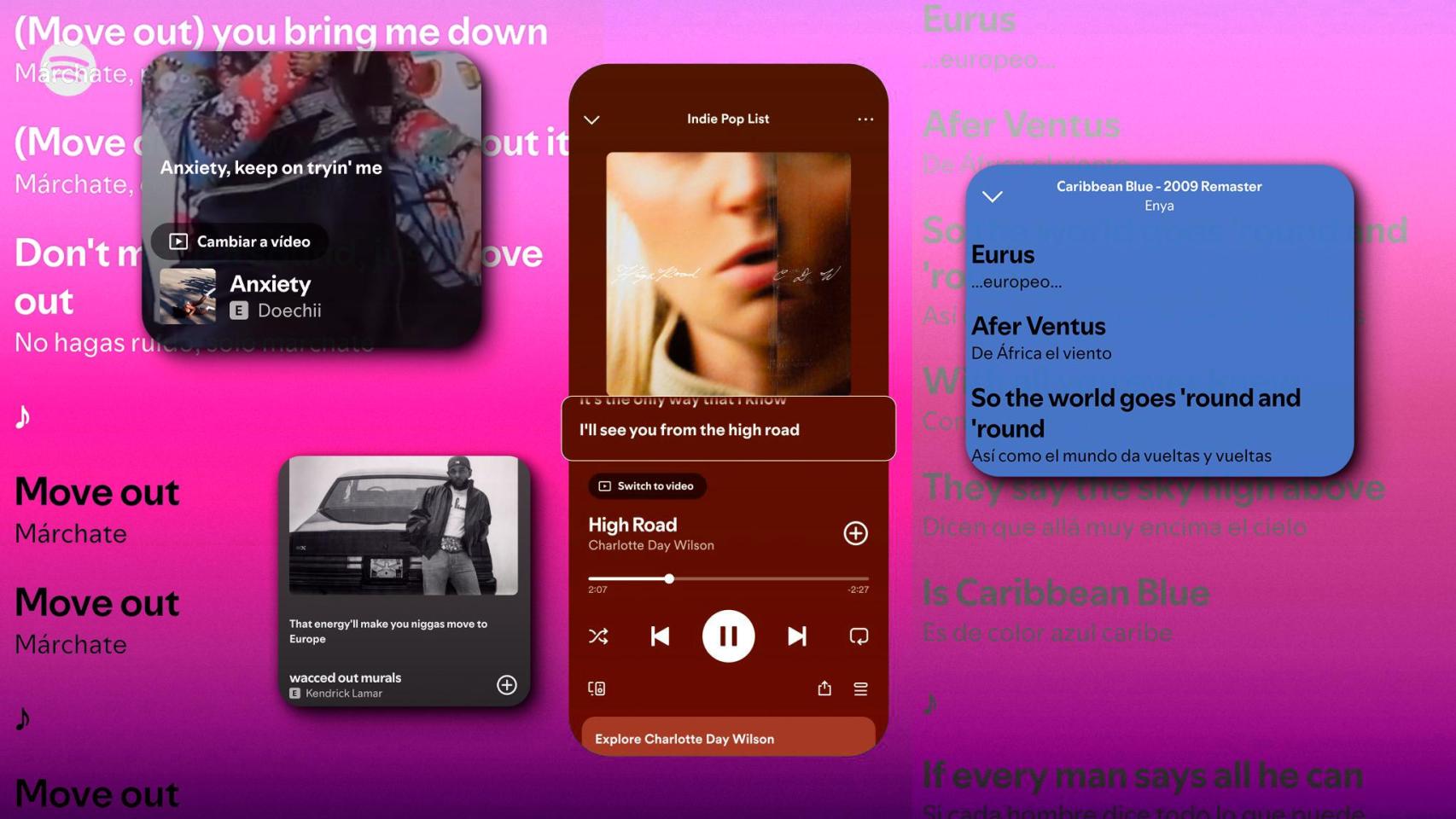 Fotomontaje inspirado en Spotify