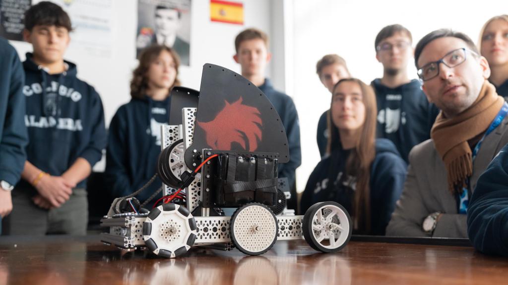 El robot con el que competirán en Países Bajos este sábado.