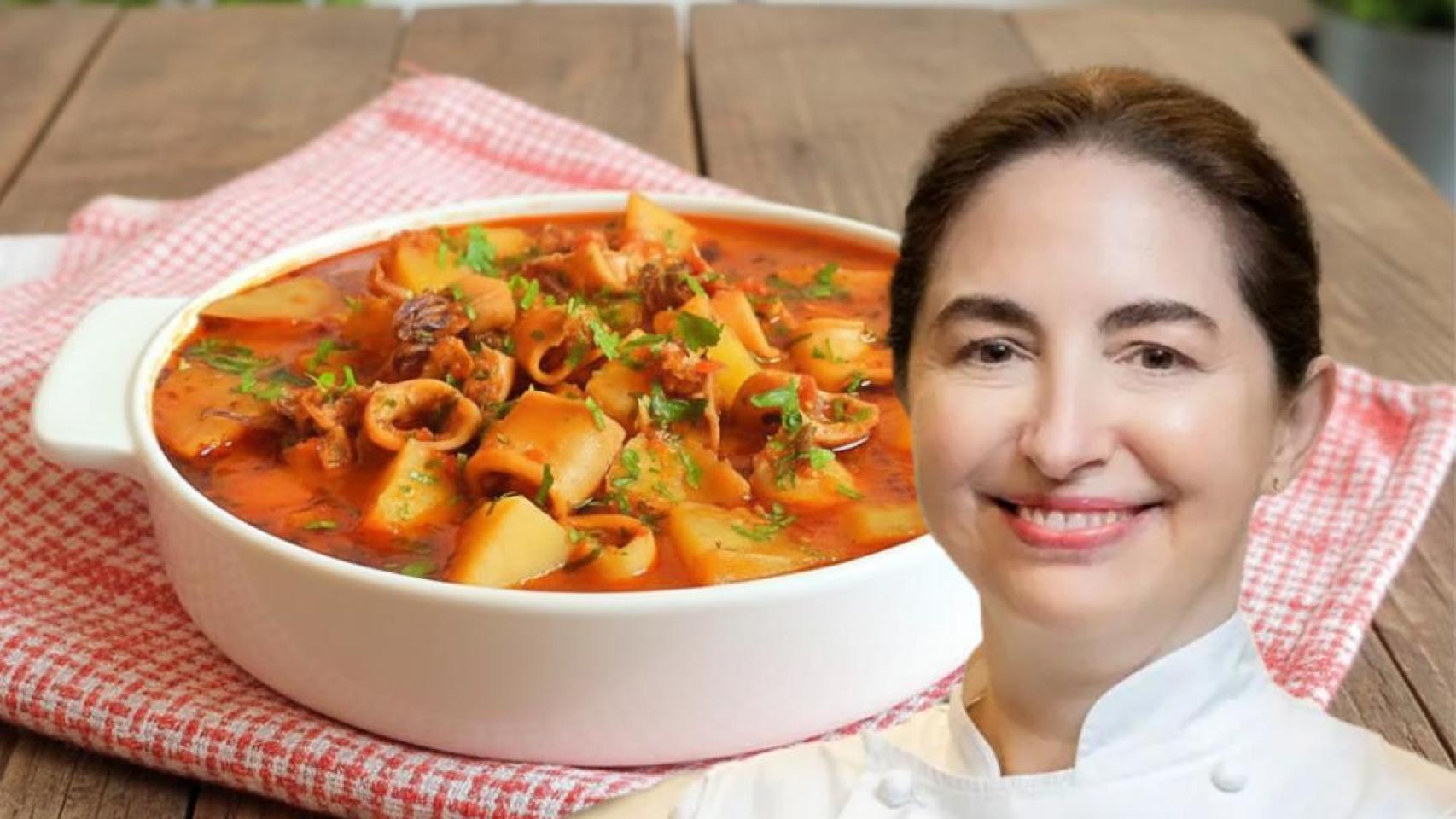 El guiso de calamares de Elena Arzak.