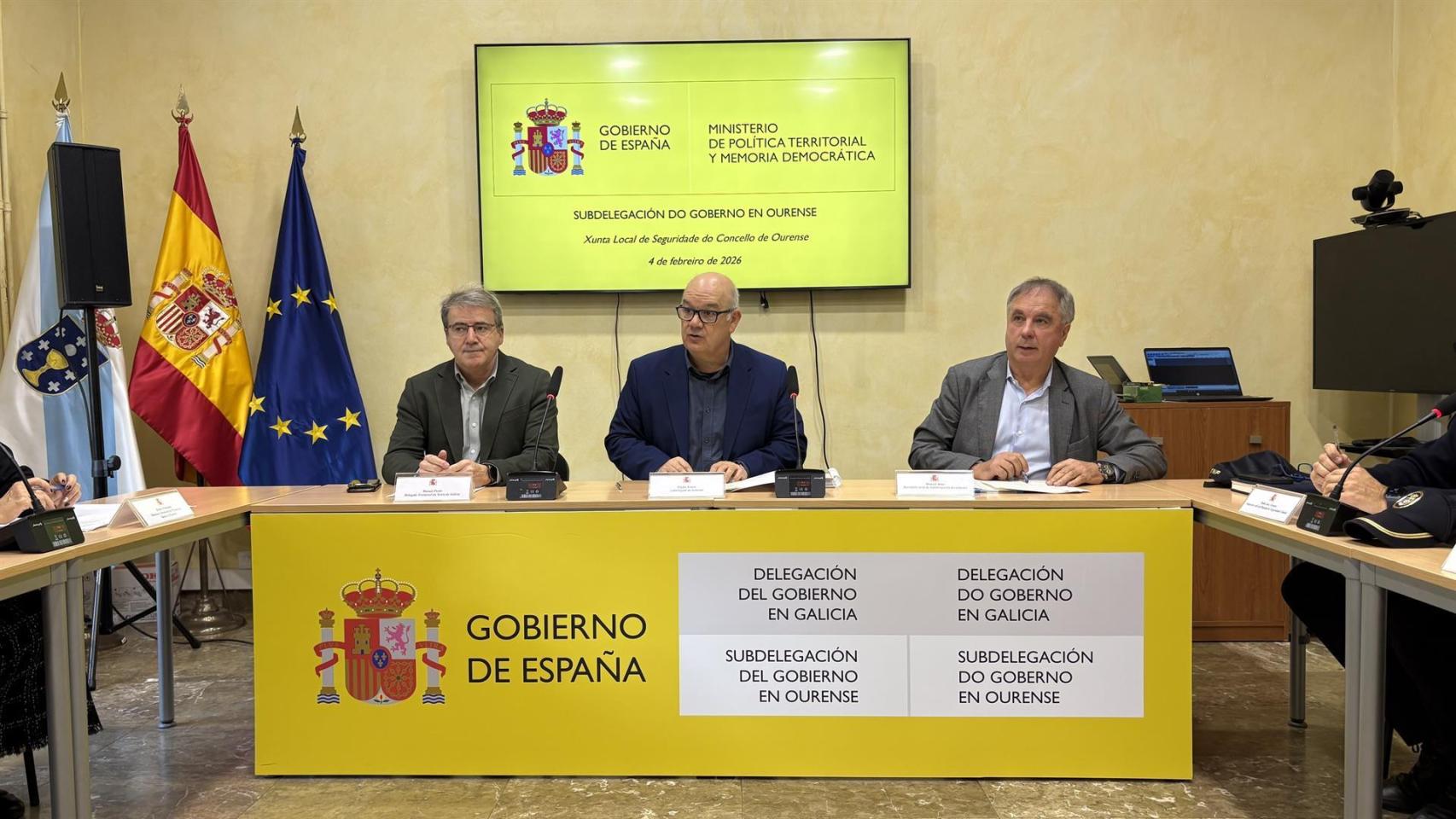 Xunta Local de Seguridade celebrada en Ourense.