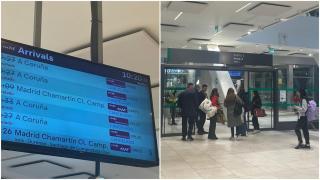 Suspensión del servicio de trenes en Vigo.