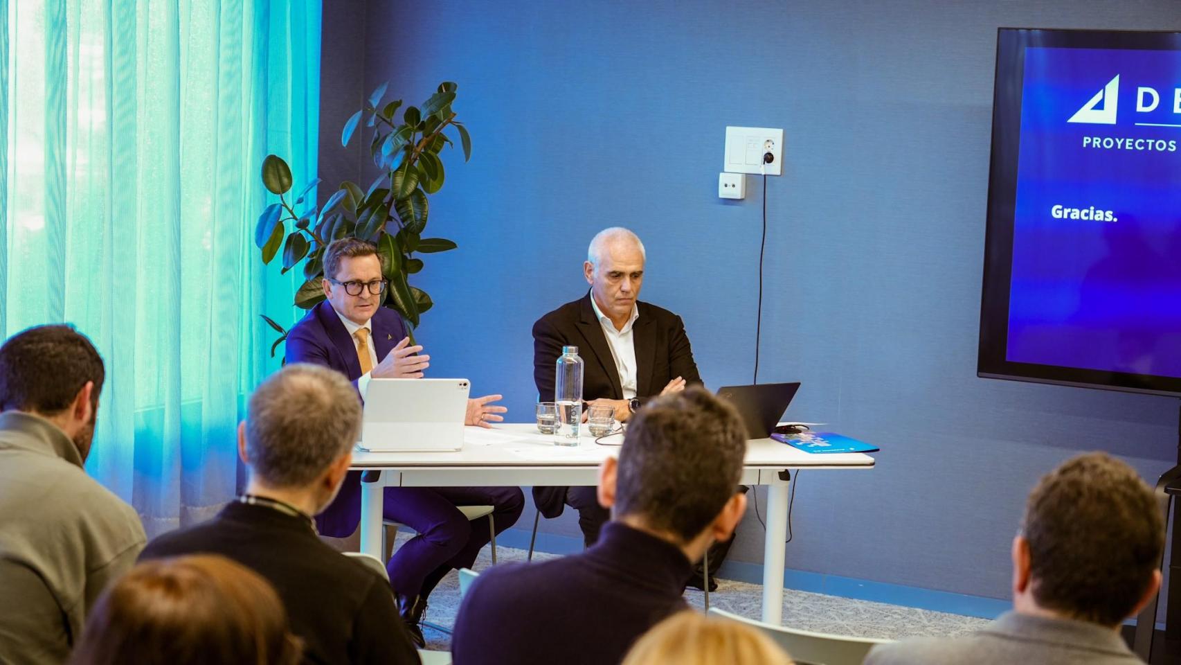 De izda. a dcha. Raffaele de Bettin (DBA Group) y Alberto Fernández (Proyectos IFG).