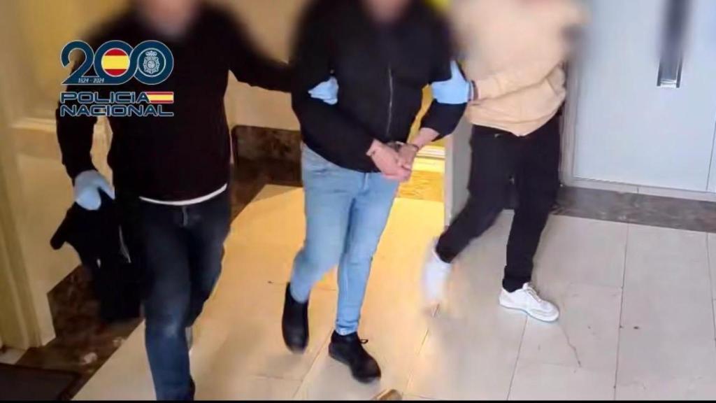 El momento de la detención.