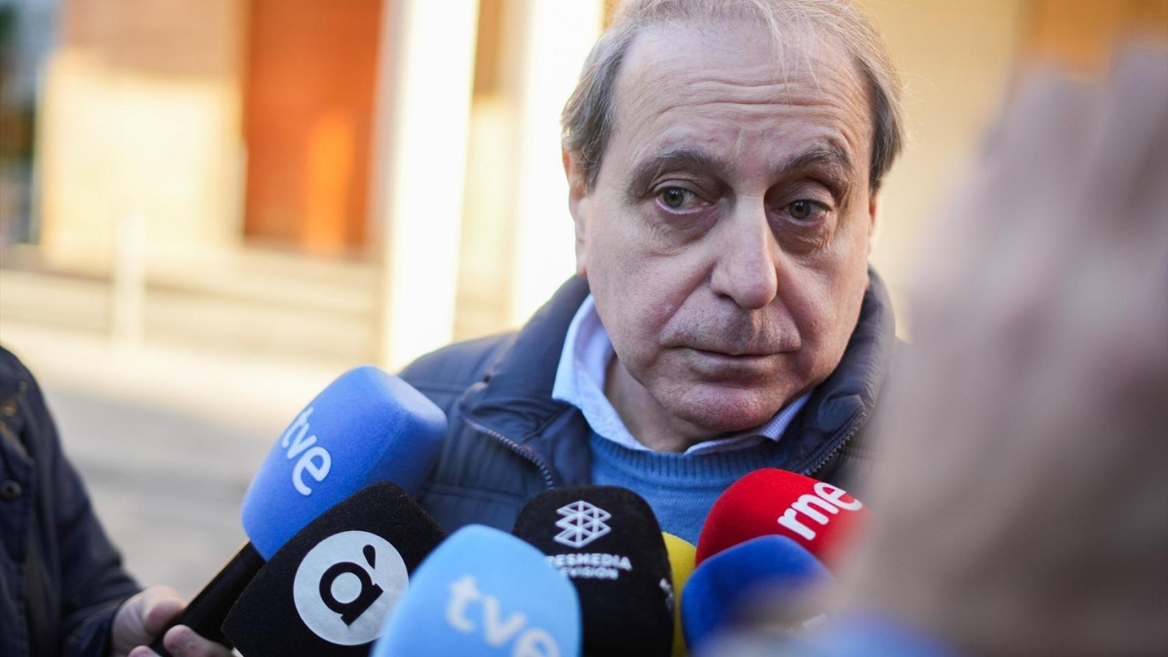 Alberto Martín Moratilla, este viernes a su llegada a los juzgados de Catarroja. Jorge Gil / EP