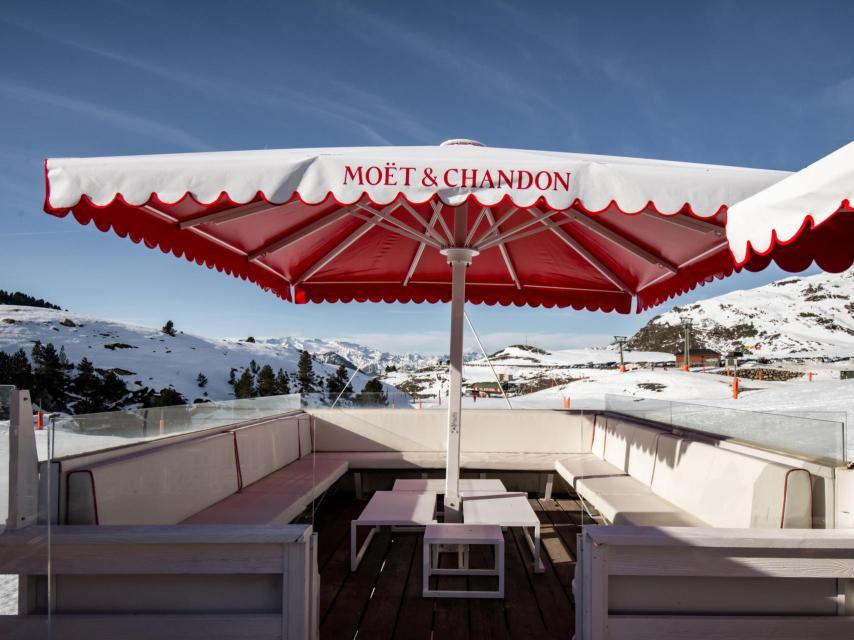 El Moët Winter Lounge de Baqueira-Beret