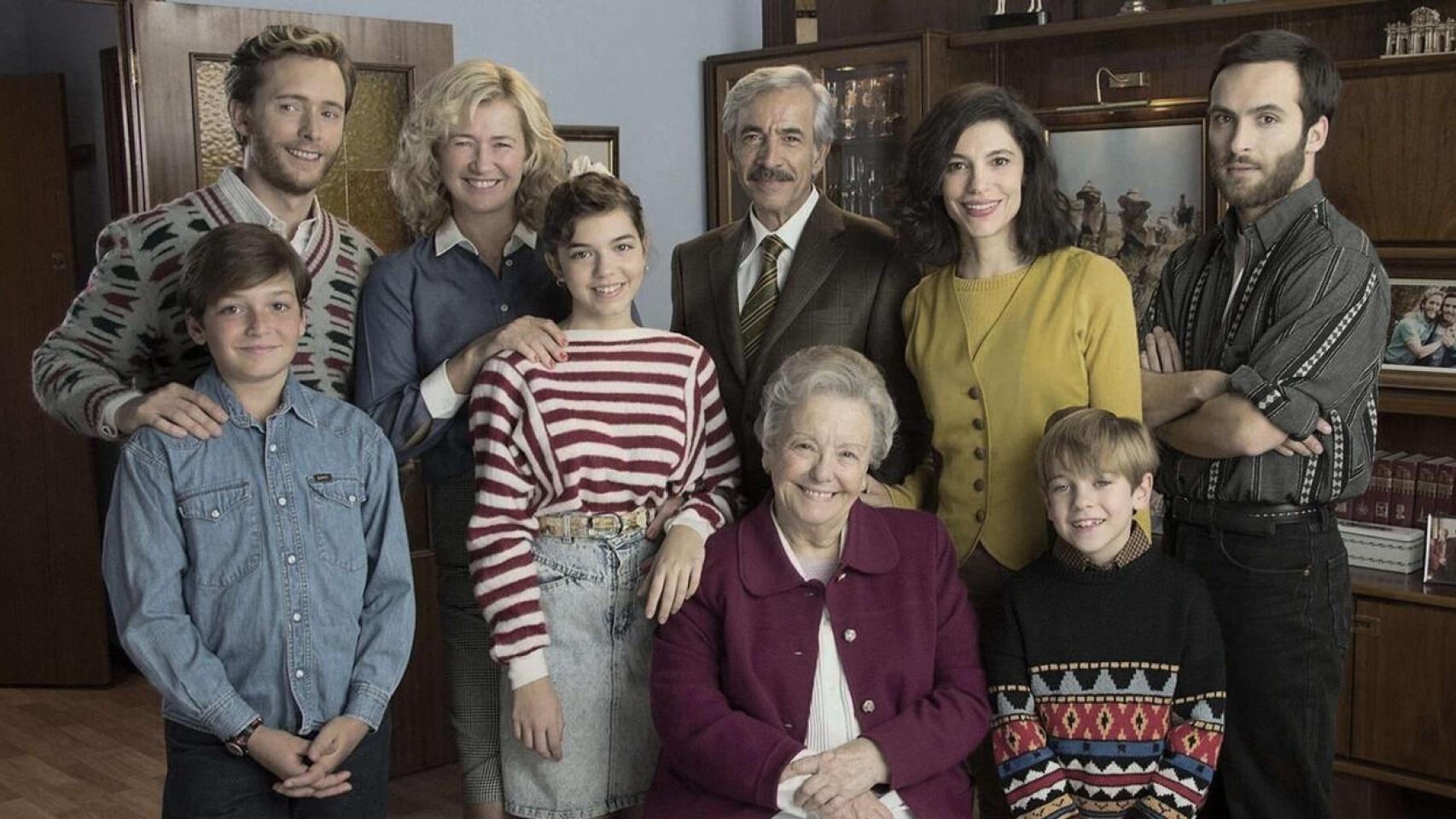 La familia Alcántara, en una de las últimas temporadas de 'Cuéntame cómo pasó'.