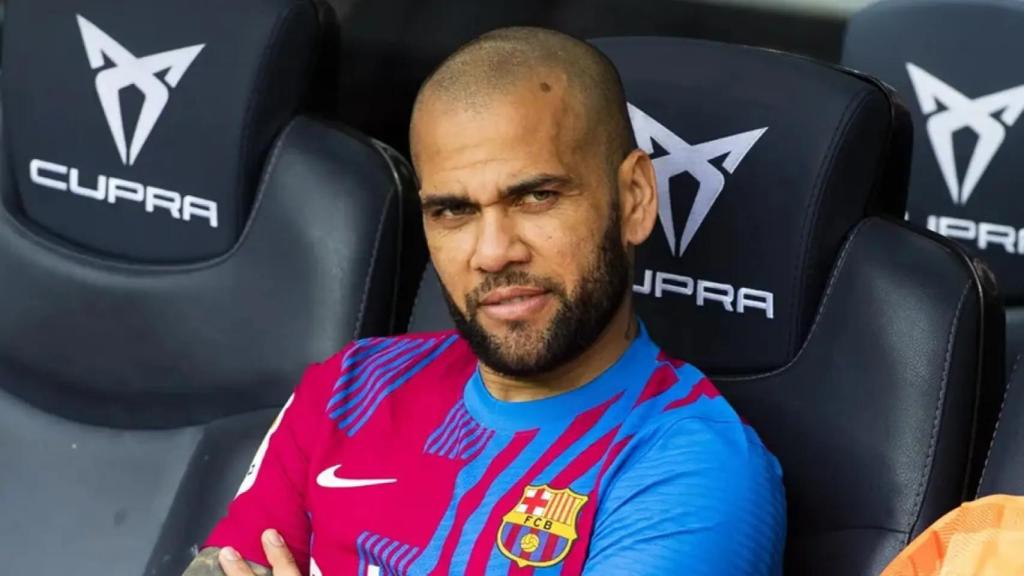 Dani Alves, durante su etapa con el Barça.