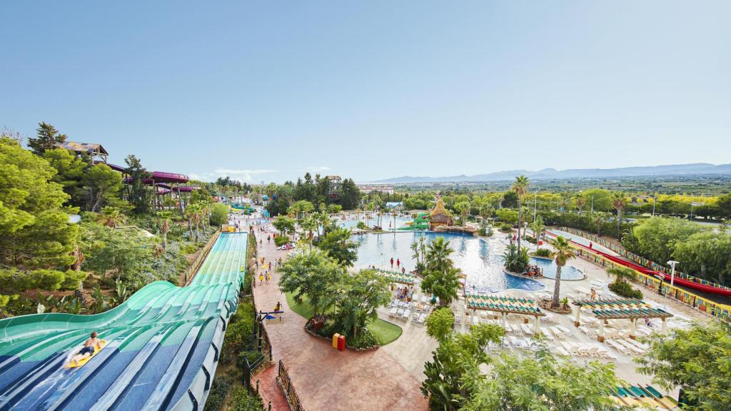 Panorámica de Caribe Aquatic Park de PortAventura.