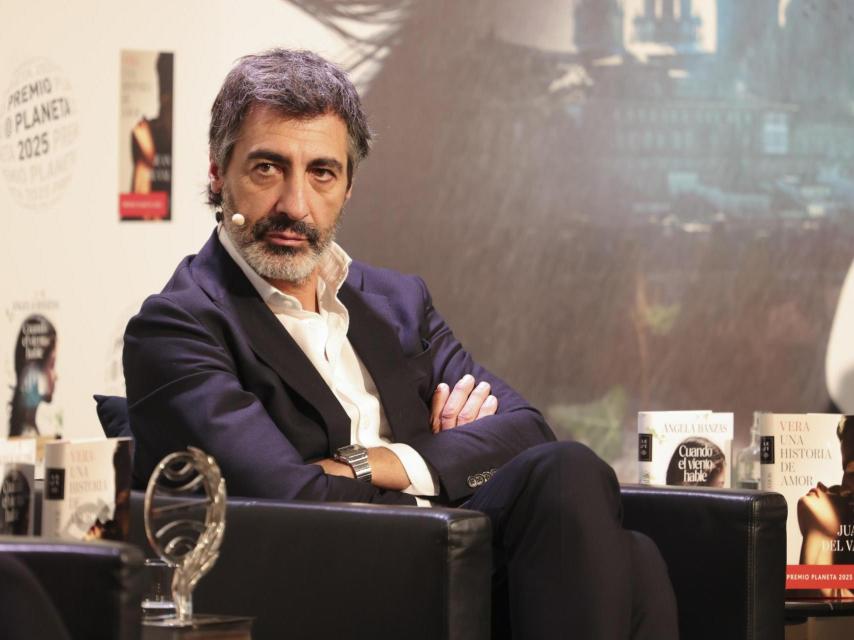 Juan del Val, en la presentación de su última novela el pasado mes de noviembre.