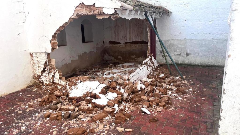 Taquilla de la plaza de toros de La Roda.