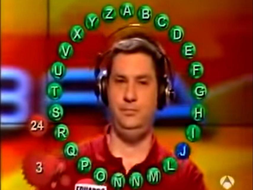 Eduardo Benito en Pasapalabra de 2006.