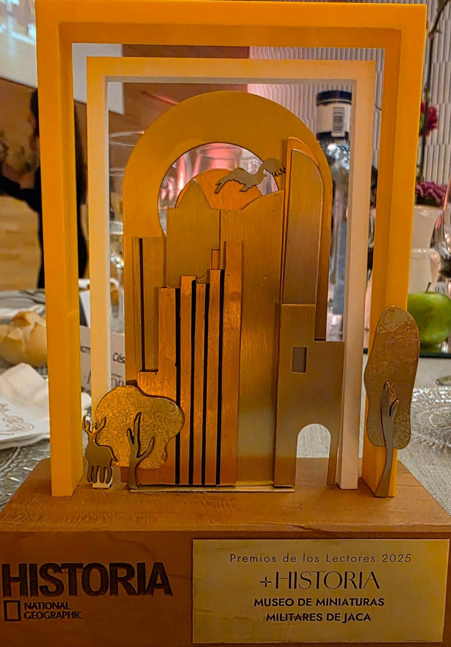 Premio otorgado por National Geographic al Museo de Miniaturas Militares de la Ciudadela de Jaca.