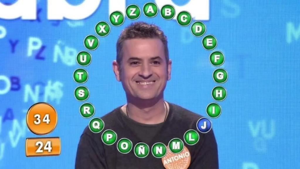 Antonio Ruiz en Pasapalabra.