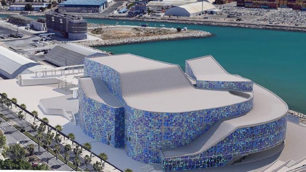 Imagen del futuro Palacio de la Ópera de Málaga.