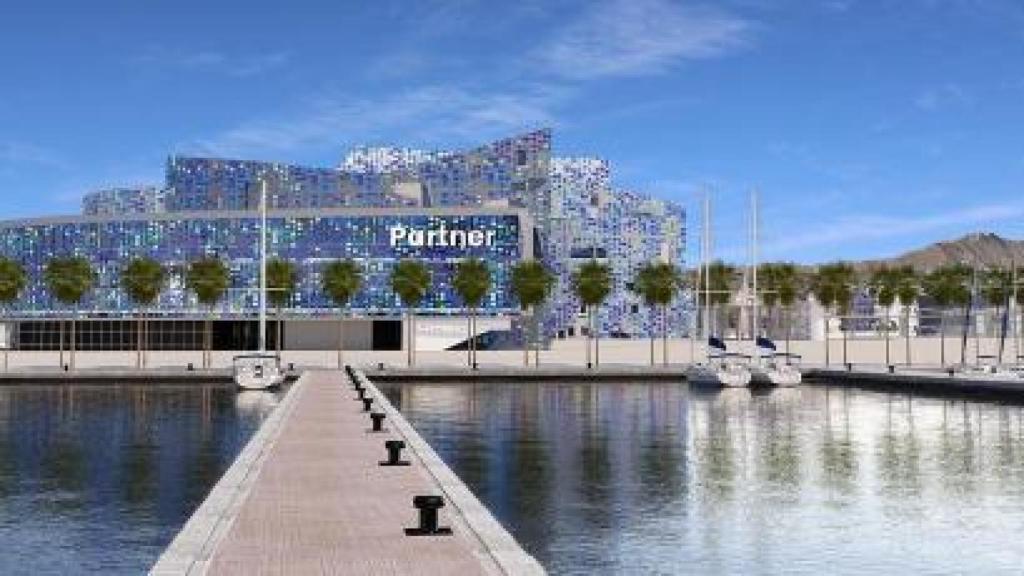 Otra imagen del futuro Palacio de la Ópera de Málaga.