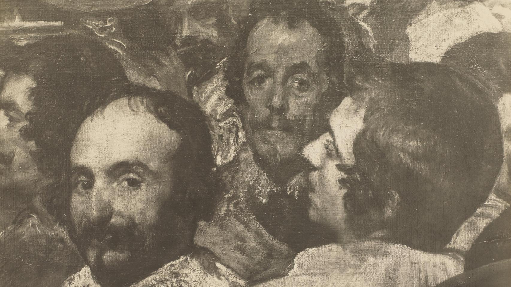 Detalle de 'La rendición de Breda, de Velázquez', Vicente Moreno (1894-1954). Firmada. h. 1930 Donada por Enriqueta Harris y sus sobrinos José Antonio Buces y Paloma Renard, 2003. Foto: Museo del Prado