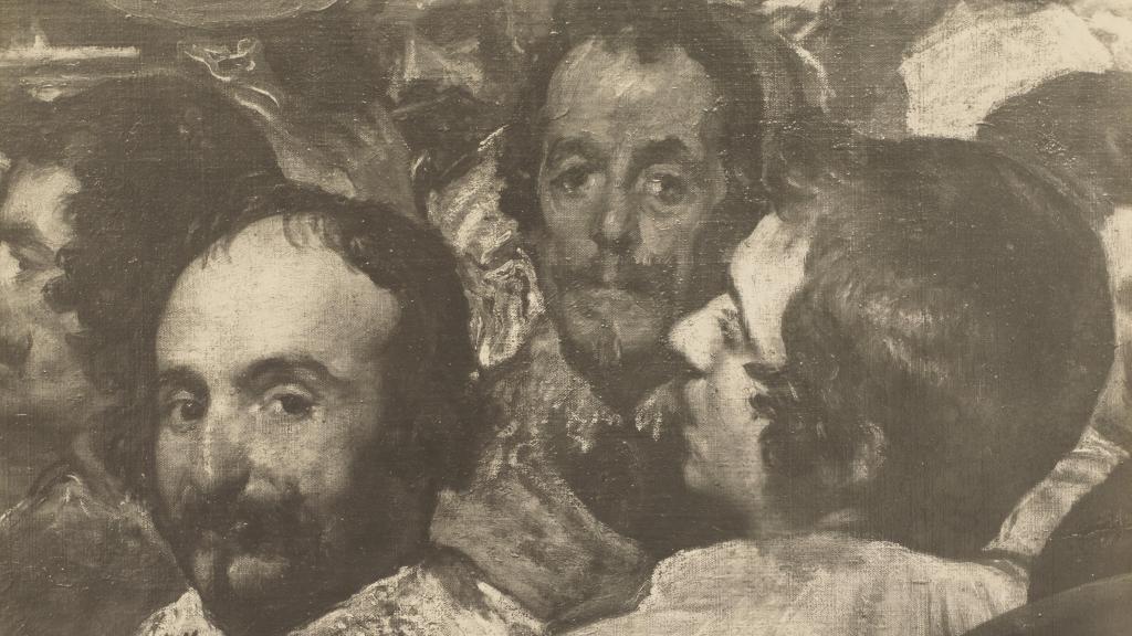 Detalle de 'La rendición de Breda, de Velázquez', Vicente Moreno (1894-1954). Firmada. h. 1930 Donada por Enriqueta Harris y sus sobrinos José Antonio Buces y Paloma Renard, 2003. Foto: Museo del Prado