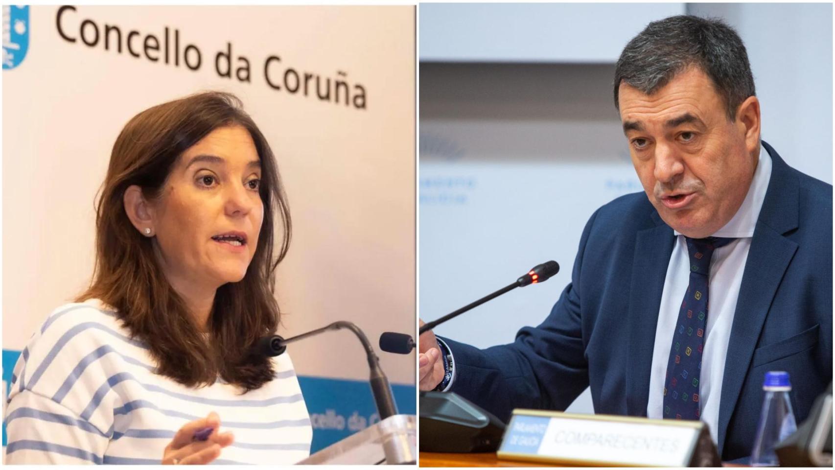 Inés Rey y Román Rodríguez.