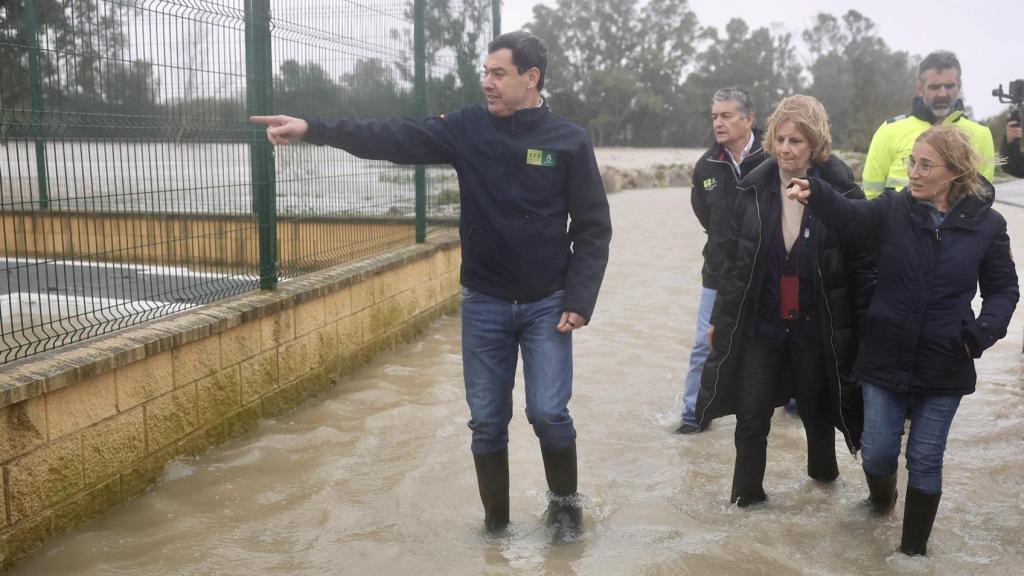 El presidente de la Junta de Andalucía, Juanma Moreno, en Jerez de la Frontera.