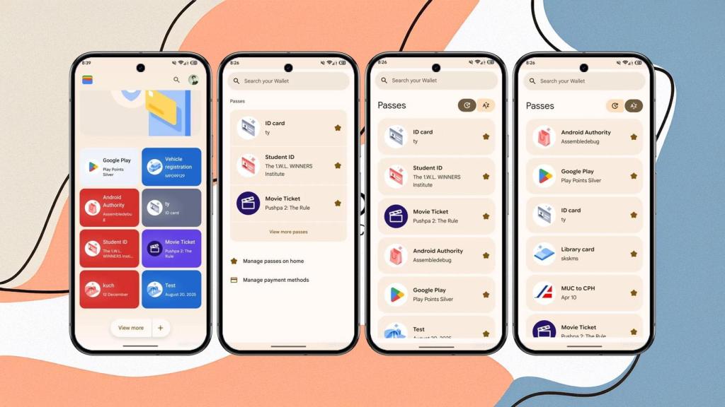 Rediseño de Google Wallet.