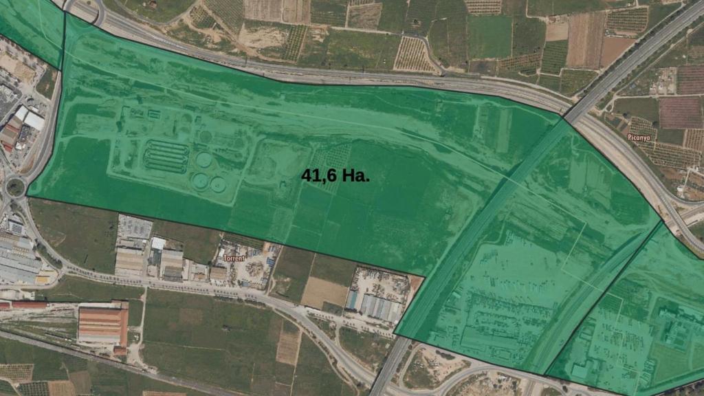 Parque inundable a la altura de Torrent este. EE