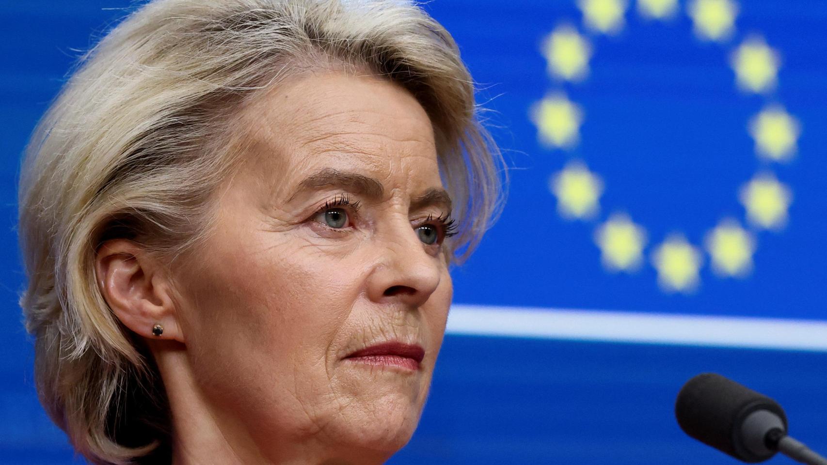 La presidenta de la Comisión Europea, Ursula von der Leyen.
