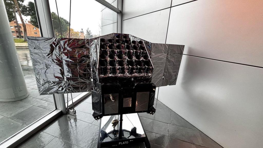 Maqueta de la misión PLATO.