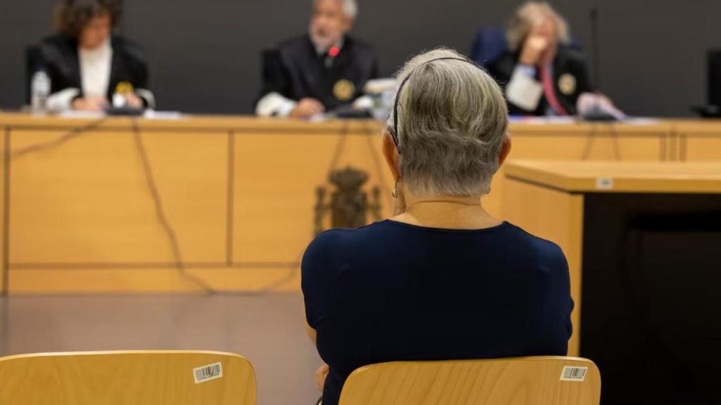 La falsa doctora durante el juicio en la Audiencia Provincial de Las Palmas.