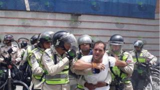 Sergio Contreras, el día de su detención.