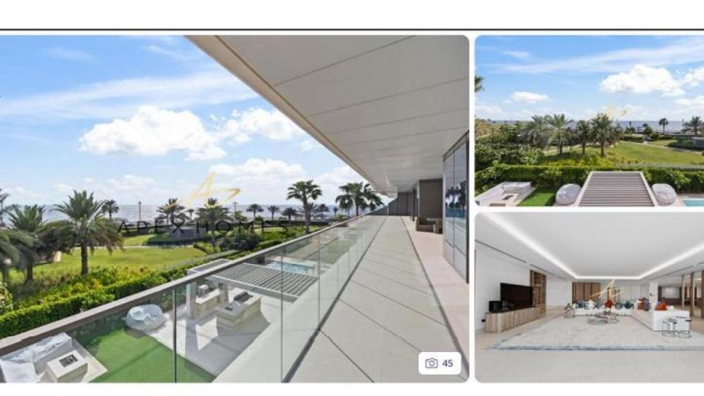 Una de las lujosas mansiones.