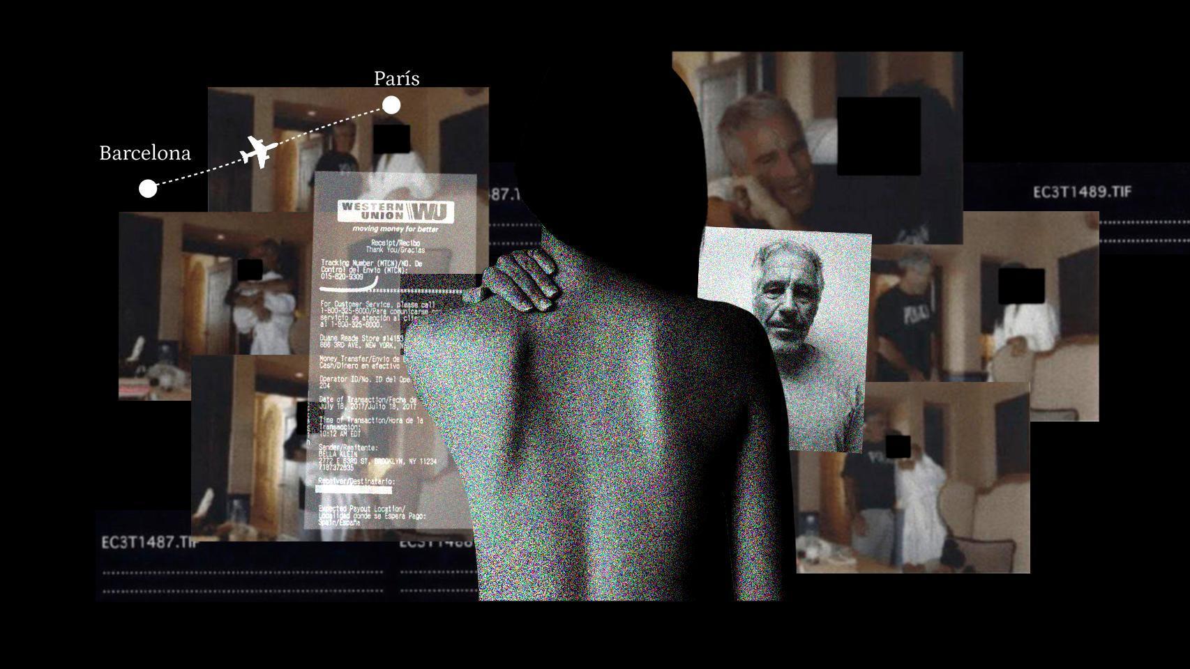 Barcelona como punto de partida, París como escenario de los abusos. Fotografías enviadas para ser evaluadas, transferencias de dinero, mensajes de control y el rostro de Jeffrey Epstein componen el rastro documental del caso de Milena.