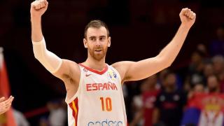 Víctor Claver, durante el Mundial de 2019 conquistado por España.