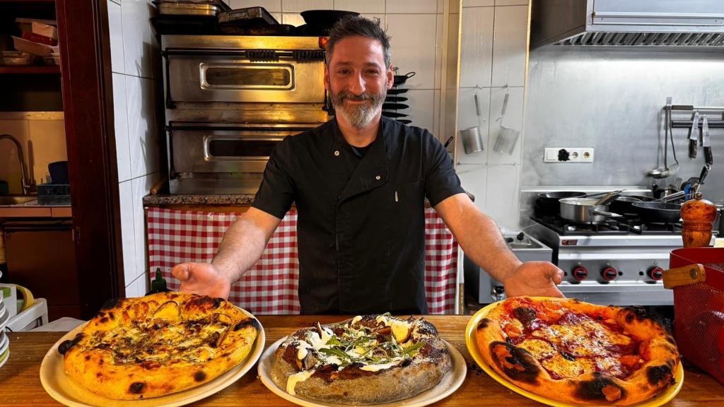 Mario di Giovanni, dueño de la Trattoria da Mario, en Vigo