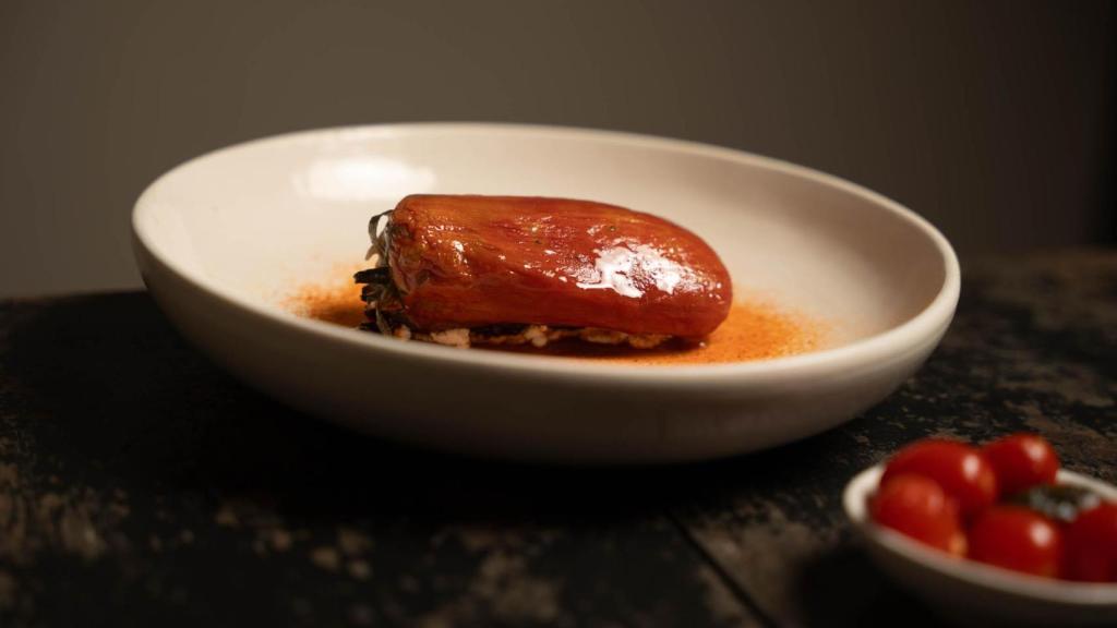 Ensalada de tomate de invierno.