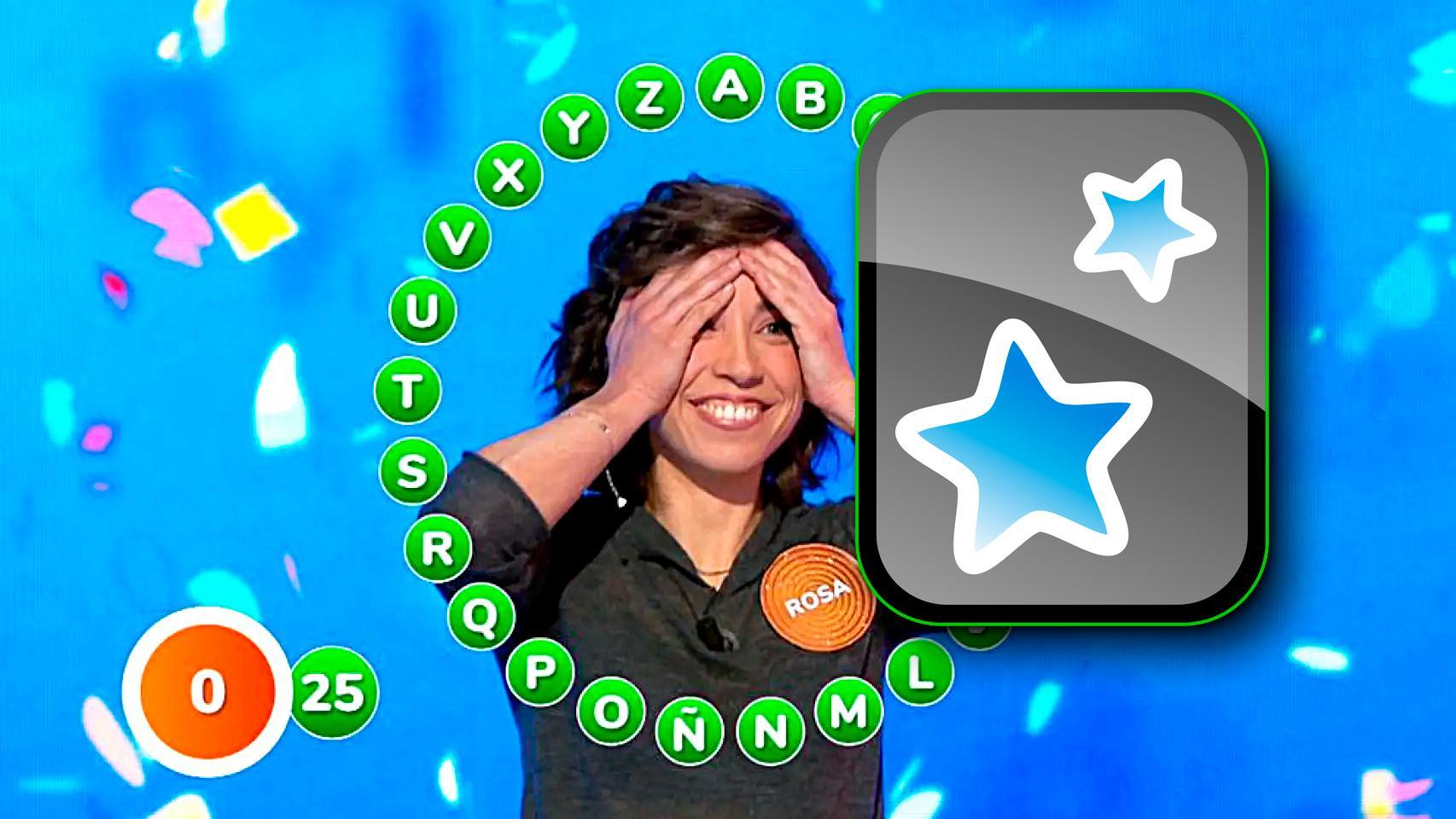 Fotomontaje basado en la ganadora de Pasapalabra