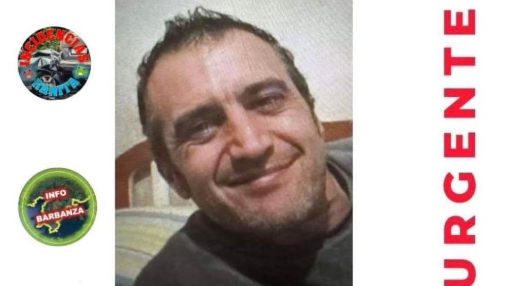 Julio Alberto L. D. desaparecido en Vilagarcía de Arousa.