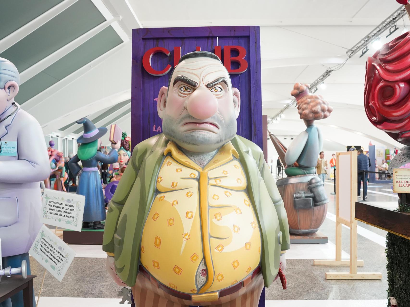 Ábalos y Trump arrasan en la Exposición del Ninot de las Fallas 2026 y Llorca debuta ante el espejo de Mazón