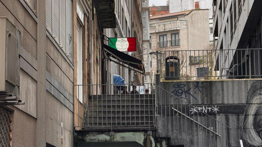 Trattoria Da Mario, desde Rosalía de Castro, en Vigo