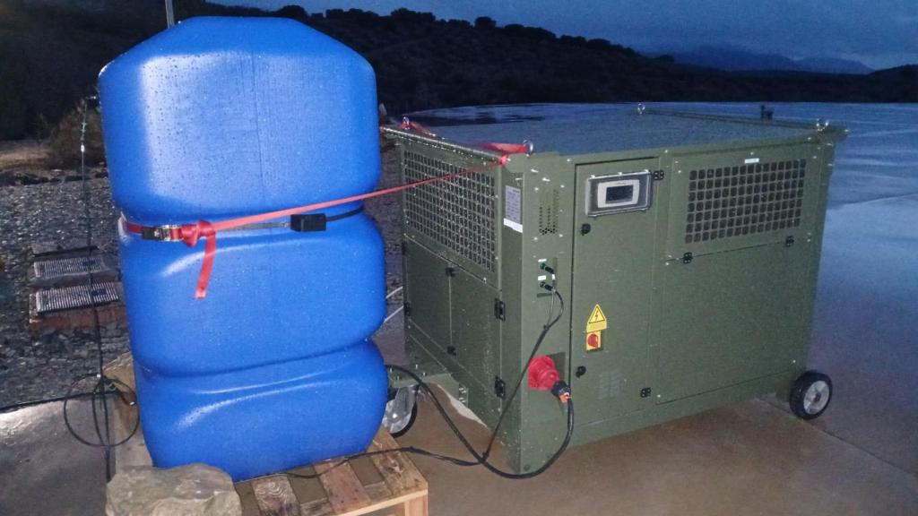 Máquinas generadoras de agua.