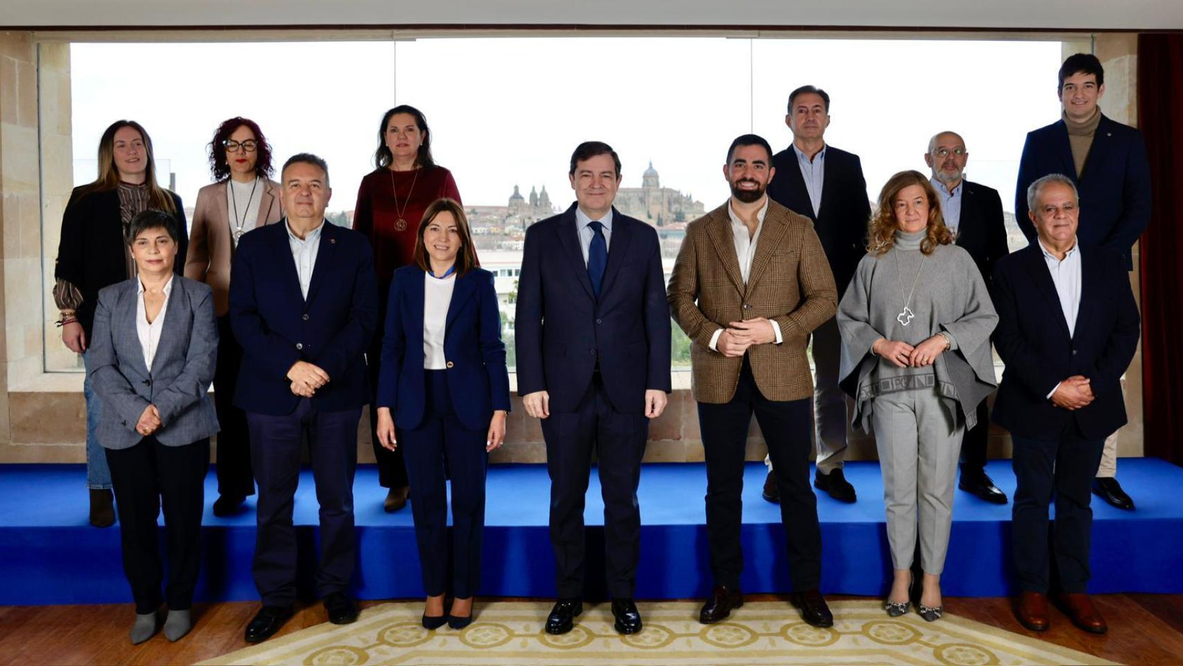 Alfonso Fernández Mañueco durante la presentación de la candidatura del PP de Salamanca a las elecciones del 15-M