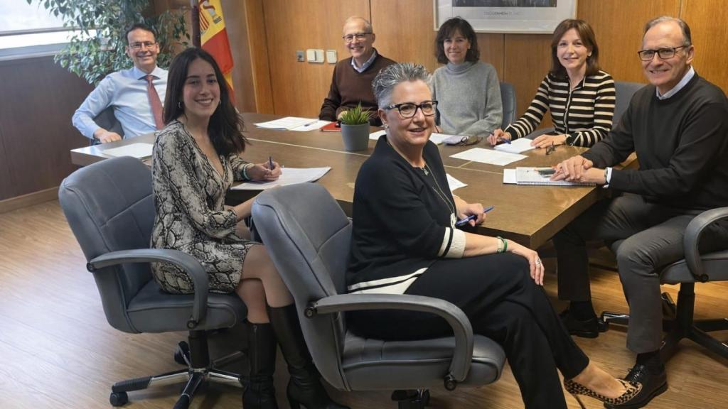 Reunión de representantes de ELACyL con el director general de Personas Mayores, Personas con Discapacidad y Atención a la Dependencia, Eduardo García Brea