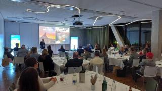 Imagen de las reuniones de Turespaña donde ha vendido la provincia de Segovia a agencias de viajes y turoperadores alemanes