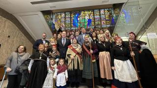 Las Águedas toman el bastón de mando del Ayuntamiento de León