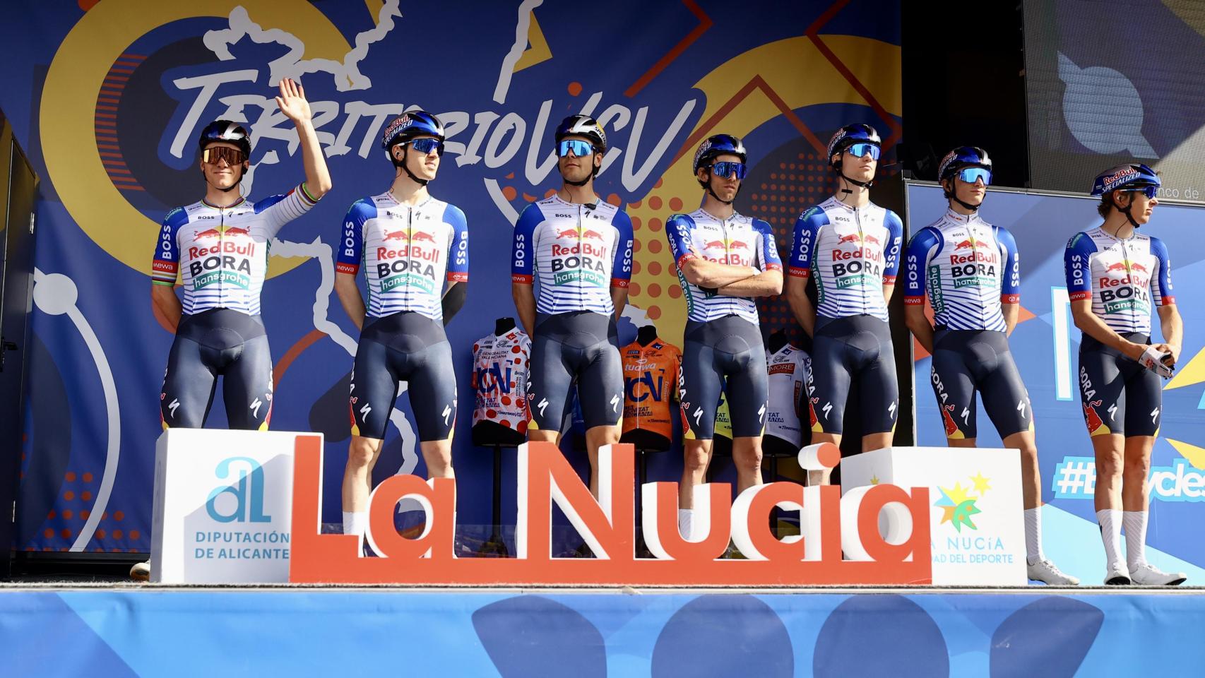 Corte de cinta de la salida de la etapa VCV en La Nucía, este mediodía