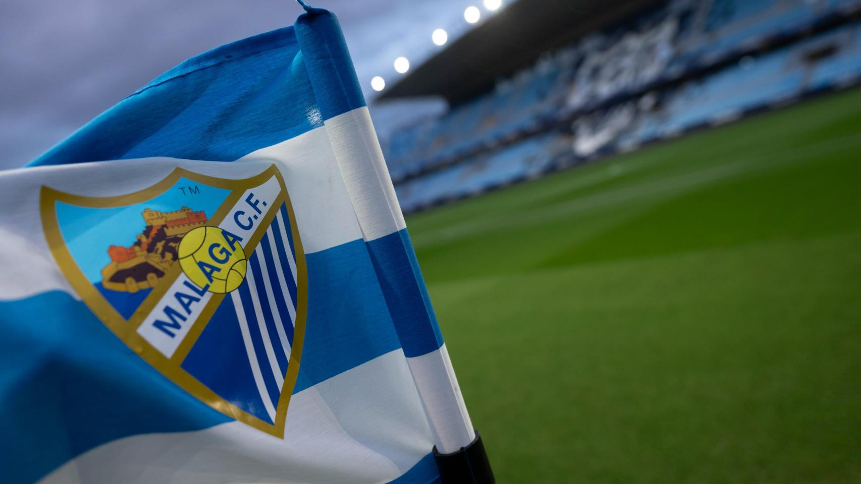 El estadio de La Rosaleda.