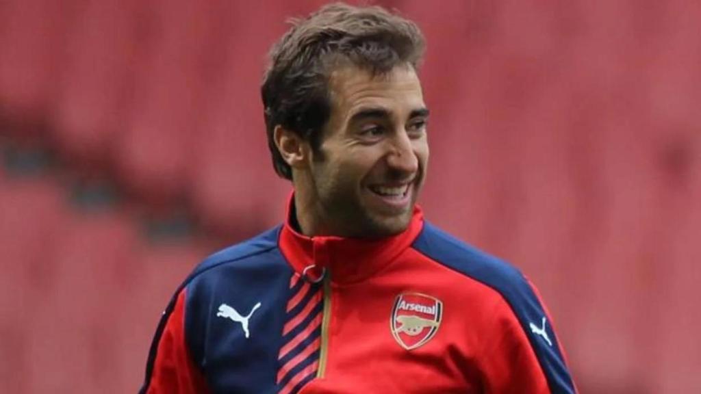 Mathieu Flamini, durante su etapa en el Arsenal.