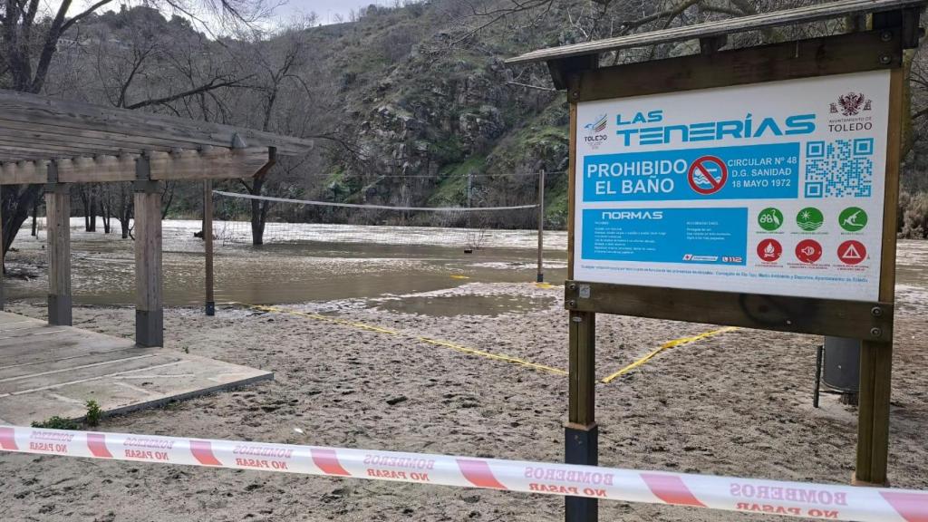Crecida del río Tajo en Toledo tras las últimas borrascas.