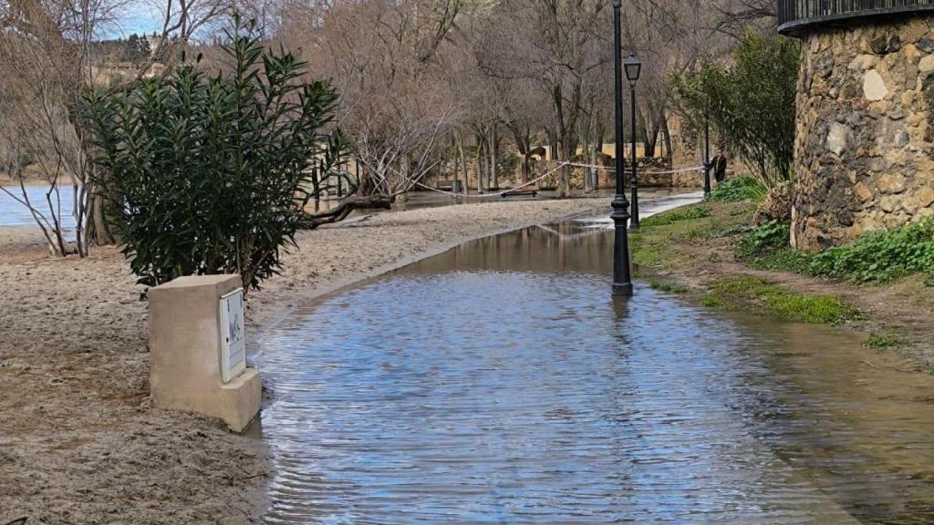 Crecida del río Tajo en Toledo tras las últimas borrascas.