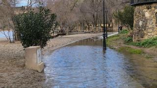 Crecida del río Tajo en Toledo tras las últimas borrascas.