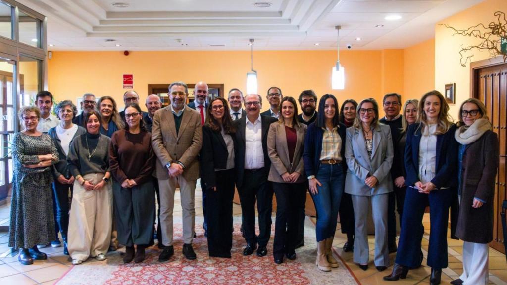Durante una reunión del equipo directivo de la Sanidad regional.